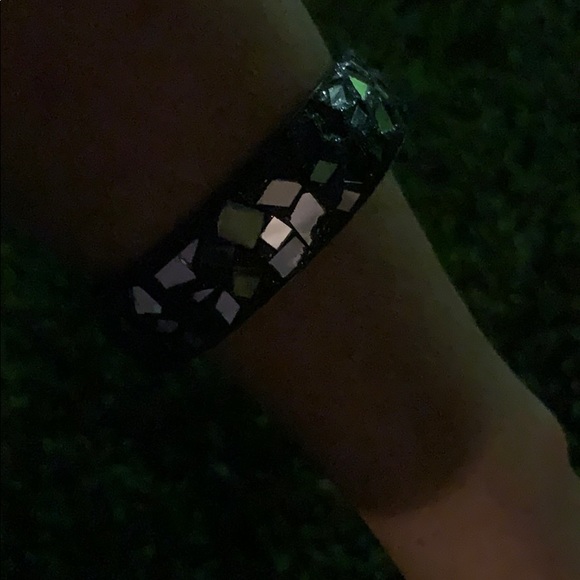 Trendy Mirrored Bangle Bracelet - Picture 8 of 8